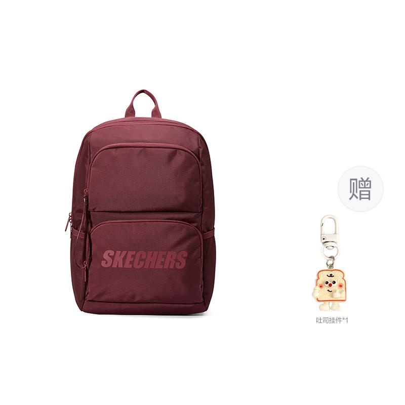 Skechers Fabric Backpack Unisex Burgundy L320U196-03L1