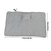 USB Household Office Electric Blanket Leg Body Warm Cover Cushion Heating Pad Dark Grey Polyester 5V 2A 115x75cm 45.3x29.5in