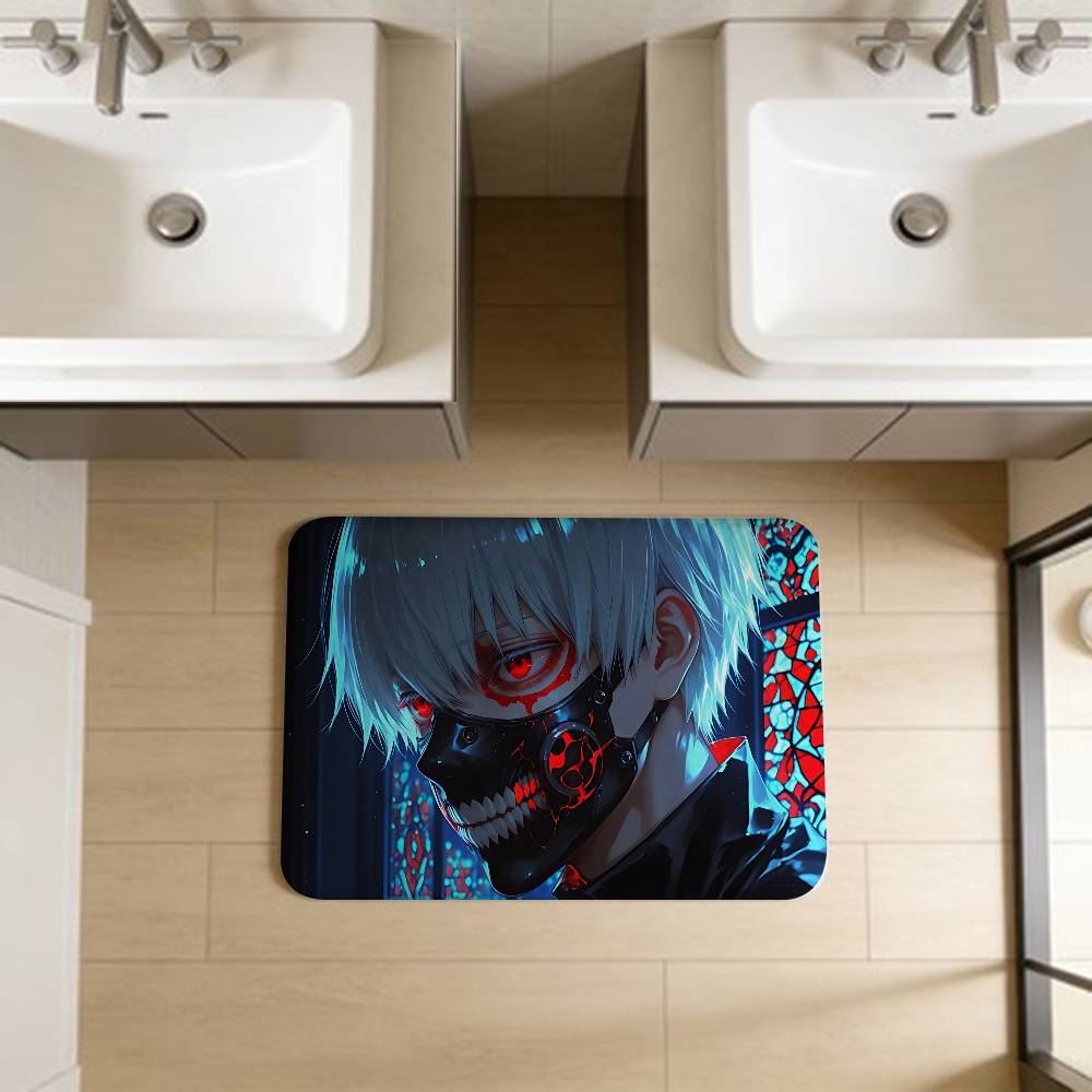 Tokyo Ghoul Anime Room Mats Retro Multiple Choice Living Room Kitchen Rug Non-Slip Welcome Rug