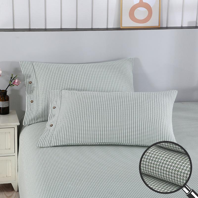 Pair of Thickened Pure Cotton Pillowcases, 48cm X 74cm - 2024 New Style