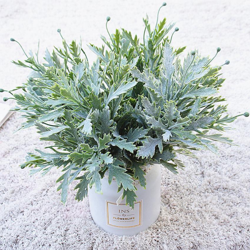 1/2PCS Lagomorpha Leaf Artificial Flowers Fake Plant Wall Vase Home Wedding Photography Decoration Christmas Wreath Material Diy