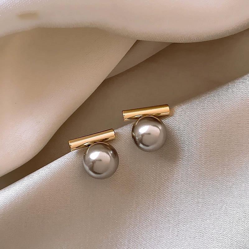 

Серьги-подвески с цветком из жемчуга Серебряная игла высокого класса - Модная ретро французская элегантность