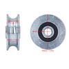 Pulley Wheel 40mm Outer Diameter 8mm Center Hole Diameter Alloy Steel Pulley Rolling Bearing Wheel Pulley Bearing Roller