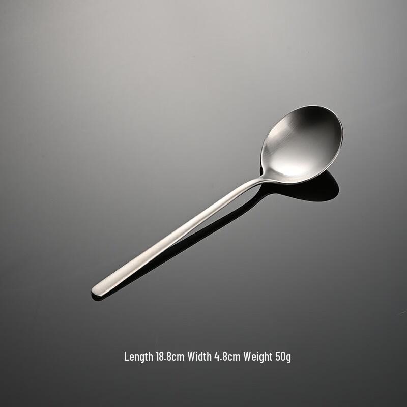 Qianxing Stainless Steel Korean Style Deep Round Spoons
