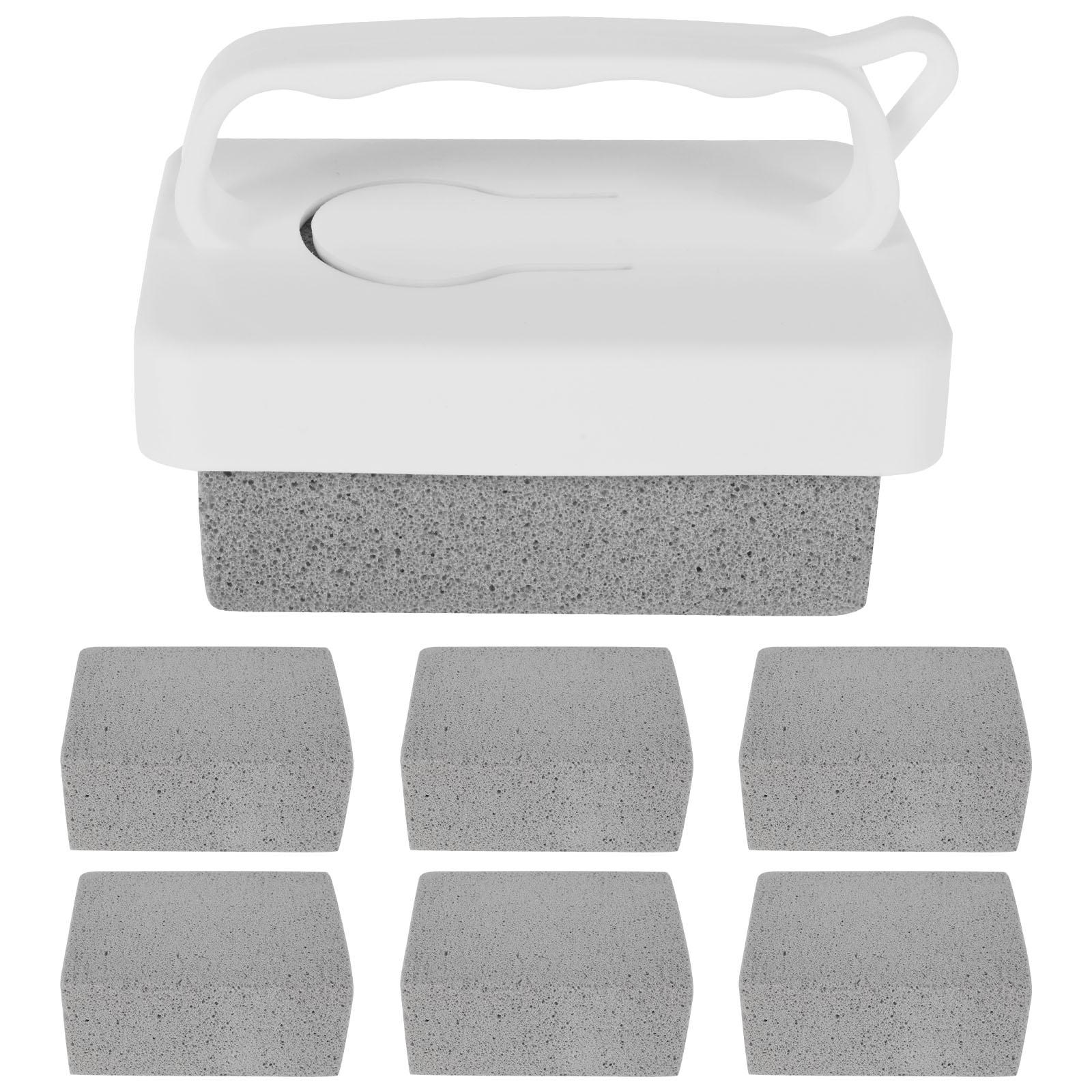 

7 шт. Камни пемзы для чистки гриля для барбекю, щетка, кирпич, блок, термостойкий, мощный пятновыводитель, кухонный гриль, инструмент для чистки бассейна