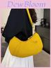 Casual Nylon Crossbody Bag For Women With Zipper Closure And Phone Pocket