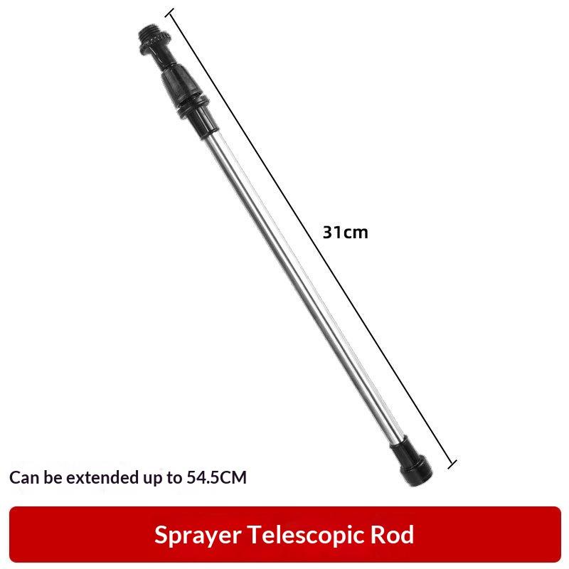 Elektrische Sprühgeräte Zubehör Edelstahl Teleskop-Sprühstange Mehrloch-Düse Dichtung Verlängerter Wasserschlauch Universal