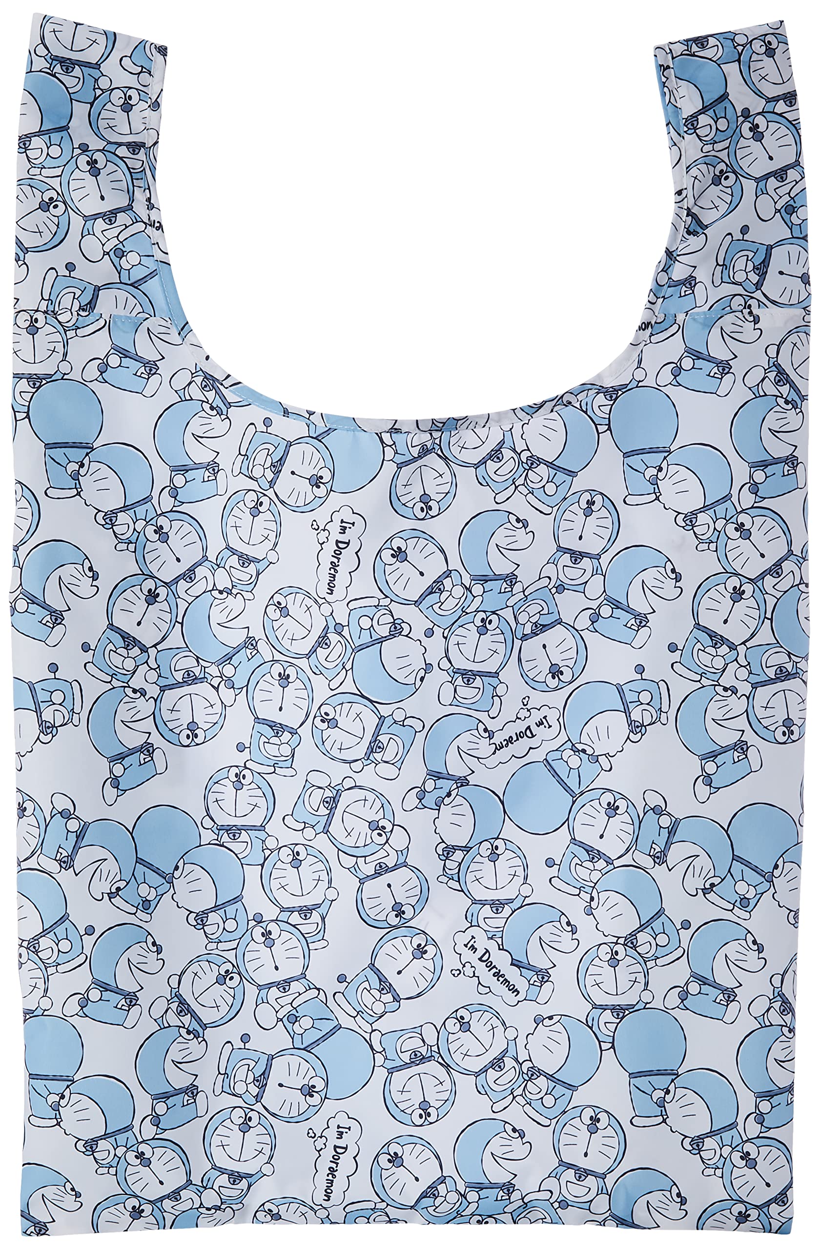 

Marushin Eco Colors Made with Recycled Product 2905003400 Bag, Doraemon, Blue, H63.5xW40xD20cm (Folded 12x12cm), Polyester, Number