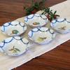 Waza no Kura Small Stylish Kutani Ware Small Set of with Fruit Japanese Side Made in Japan Bowls, Bowls, 5, Designs, Ceramic, Tableware, Plates,
