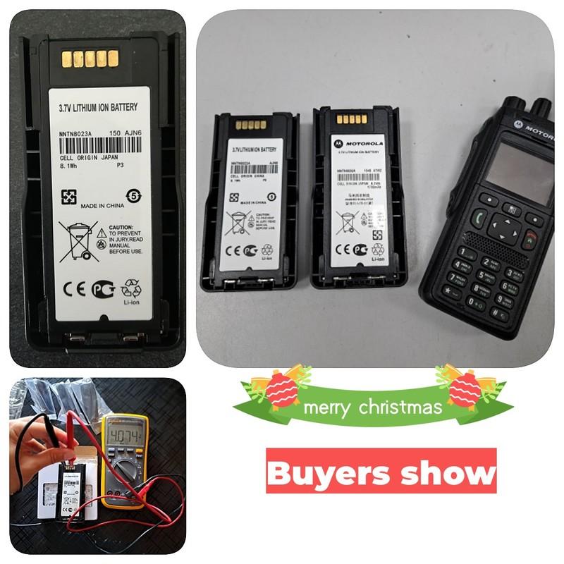 2900mAh NNTN8023, NNTN8023A, NNTN8023AC Battery for Motorola MTP3100 MTP3150 MTP3250 Two Way Radios Battery with Belt Clip