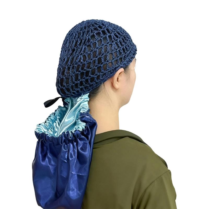 

Reversible Winter Hat With Double Styles Light weight Breathable Material For Men Women Kids синій