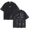 Dragon Ball Anime Printed Tshirt Mens and Womens Washed Tshirt High Quality Vintage Cotton Tshirt Harajuku YK Tops