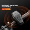Electric Bike Bell with Anti-Theft Alarm Motorcycle Electric Horn USB Rechargeable Electronic Bicycle Horn Bike Accessories