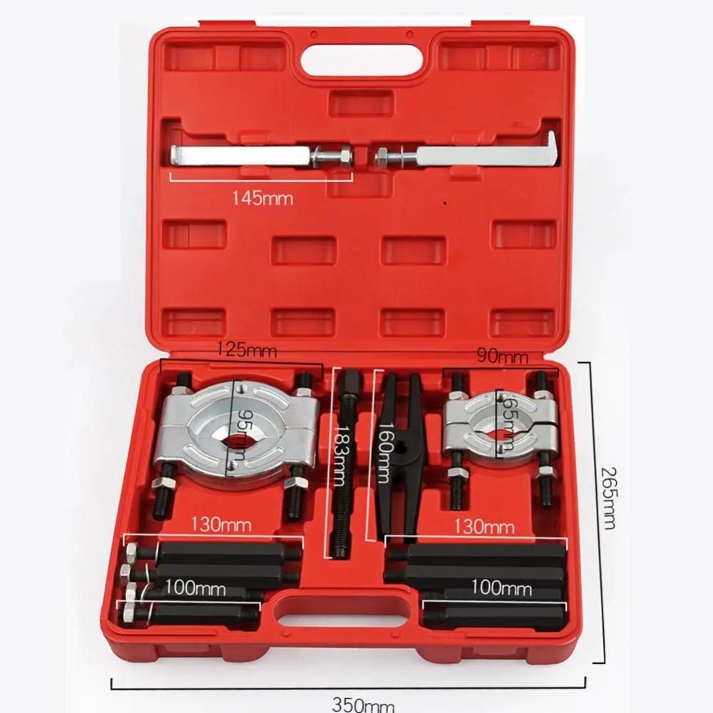 14-Piece Bearing Puller Set - 5 Ton Capacity With 2" & 3" Separators For Mechanical Work