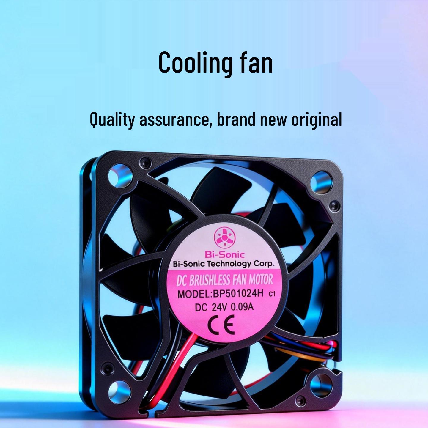 

Bairui BP501024H DC 24V Cooling Fan with 6500 RPM Driver
