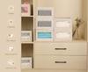 Hosen Kleidung Kleiderschrank Kleidung Aufbewahrungsboxen Schubladentyp Ausführung Zuhause Sichtfenster Stoff-Aufbewahrungsbox Leinen-Aufbewahrungsbox