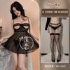 Sexy Mesh See-through Lace Erotic Underwear Hollow Breast Suspender Free Open Gear Uniform