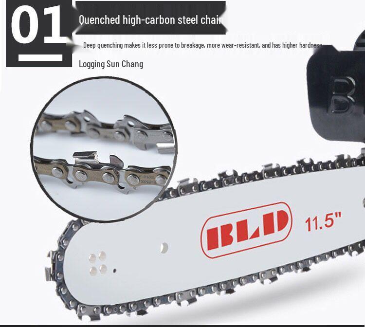 **Electric Chainsaw Attachment for Angle Grinders – Auto-Oiling Wood Splitting & Polishing Tool**