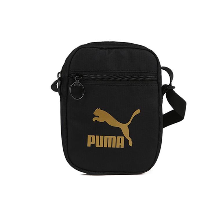 New PUMA Fabric Crossbody Bag Shoulder Bag Unisex Black 076927-01