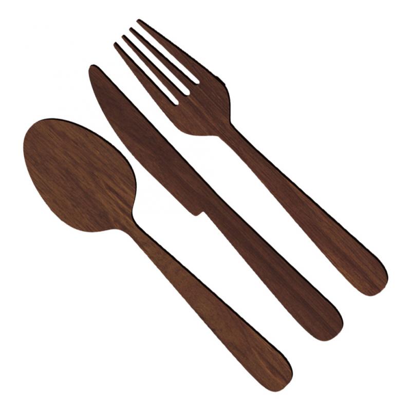 1Sets Rustikale Küchen-Wandkunst Aus Holz In Für Zuhause