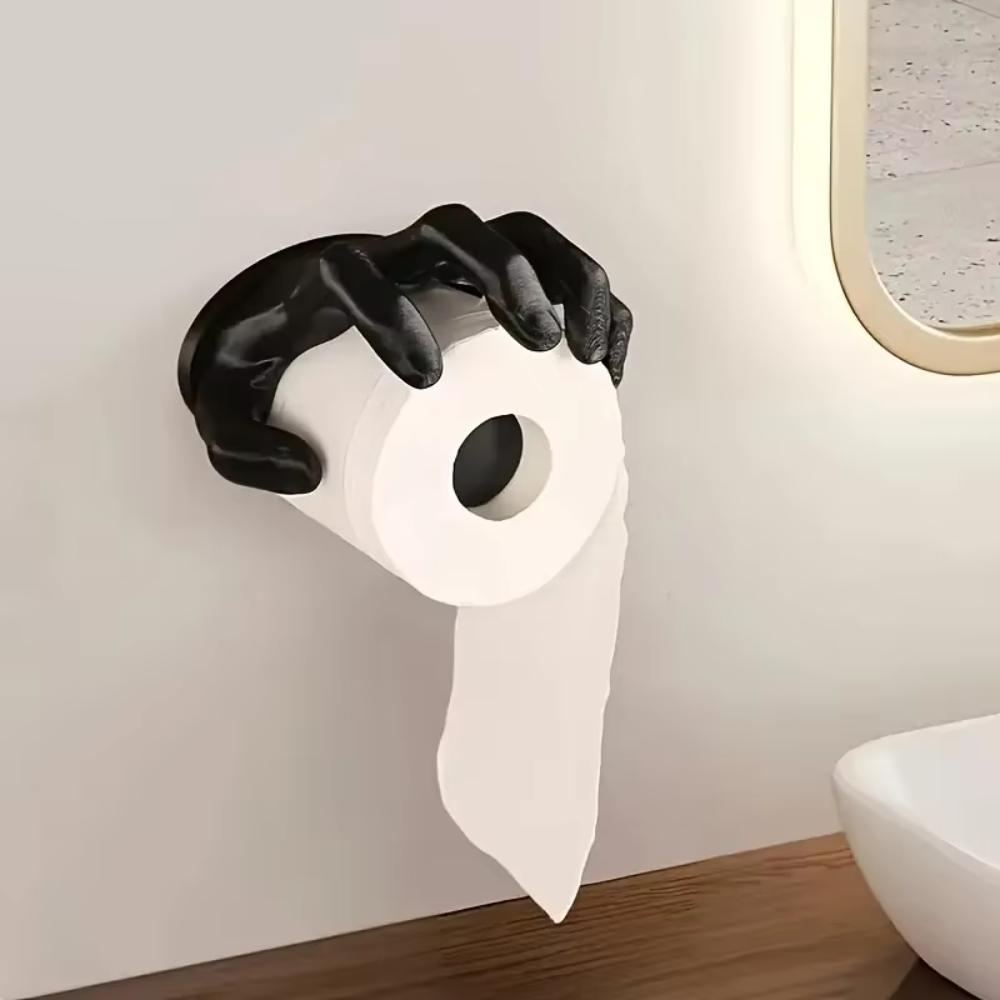 Gothic Style Bathroom Paper Holders Black Witch Hand Tissue Holder  Bathroom