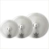 ULUOBO 6/8/10 Inch Splash Cymbal Set Silent Practice Pack 3 Pieces Silver