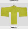 Women's Solid Color V-Neck Loose Pleated Mid-Length Dress for Spring 2025