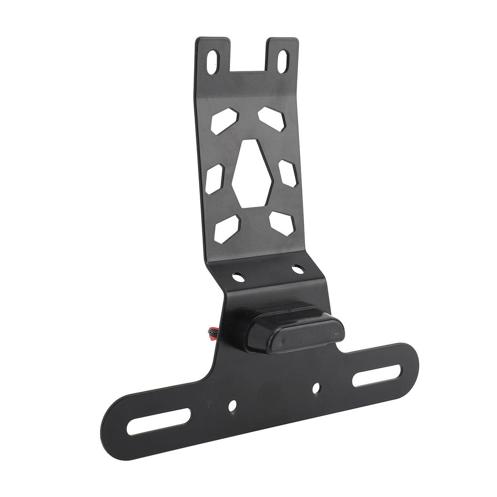 Motorcycle License Plate Light Mount Iron Motorcycle Tail Rear License Plate Frame Replacement For