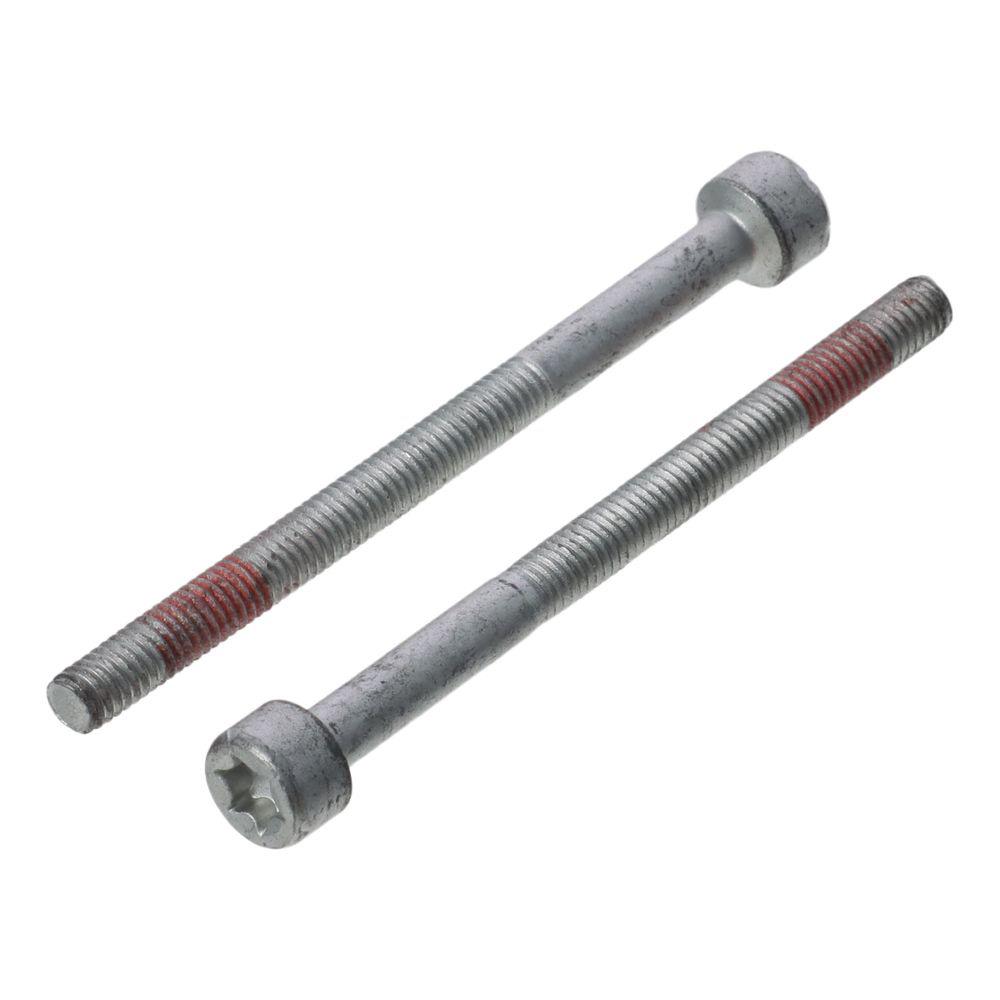 6 Sets Washer Kit 3.35x0.21in Lower Fuel Injector Metal Silver Nozzle Bolt Red A0009902907 Car Accessories for Dodge Diesel 6Cyl