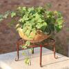 Potted Plant Holder, Durable Metal Plant Holder, 24cm Indoor Rustproof Iron Plant Holder, For Garden Containers Outdoor Round Flower Pot Holder