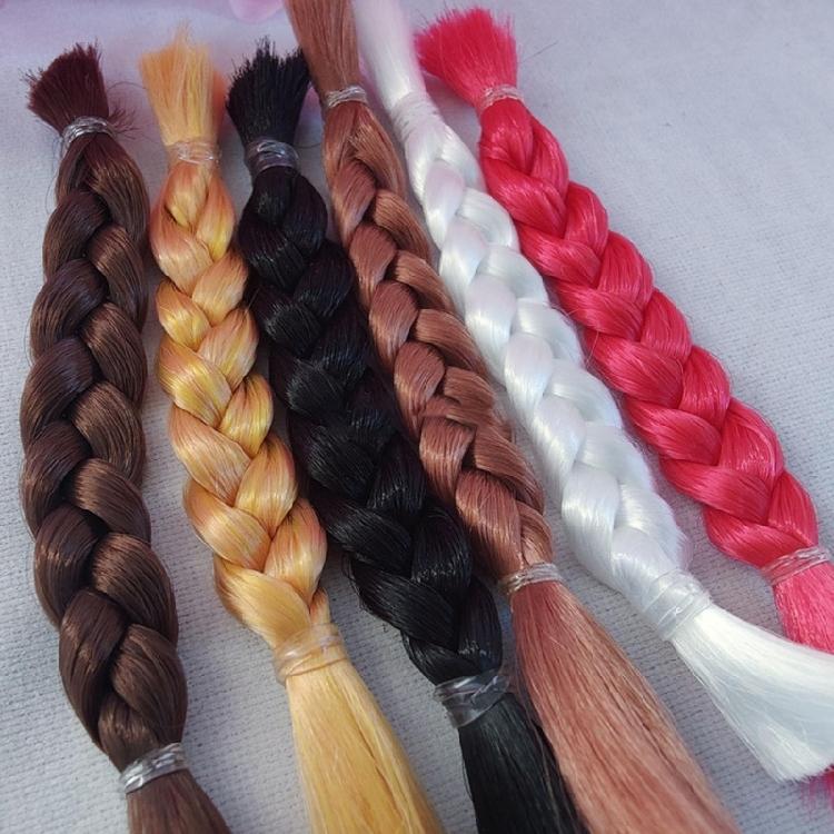 Doll Wigs Ponytail Braid Doll Wigs Blonde DIY Doll Hair Doll Wigs Braids Hair Chain