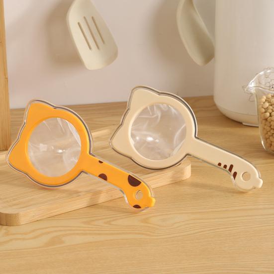 Kitchen Filter Funnel with Detachable Filter Wide Mouth Food Strainer for Oil & Liquid Pouring Easy-Grip Handle Home Cooking Helper