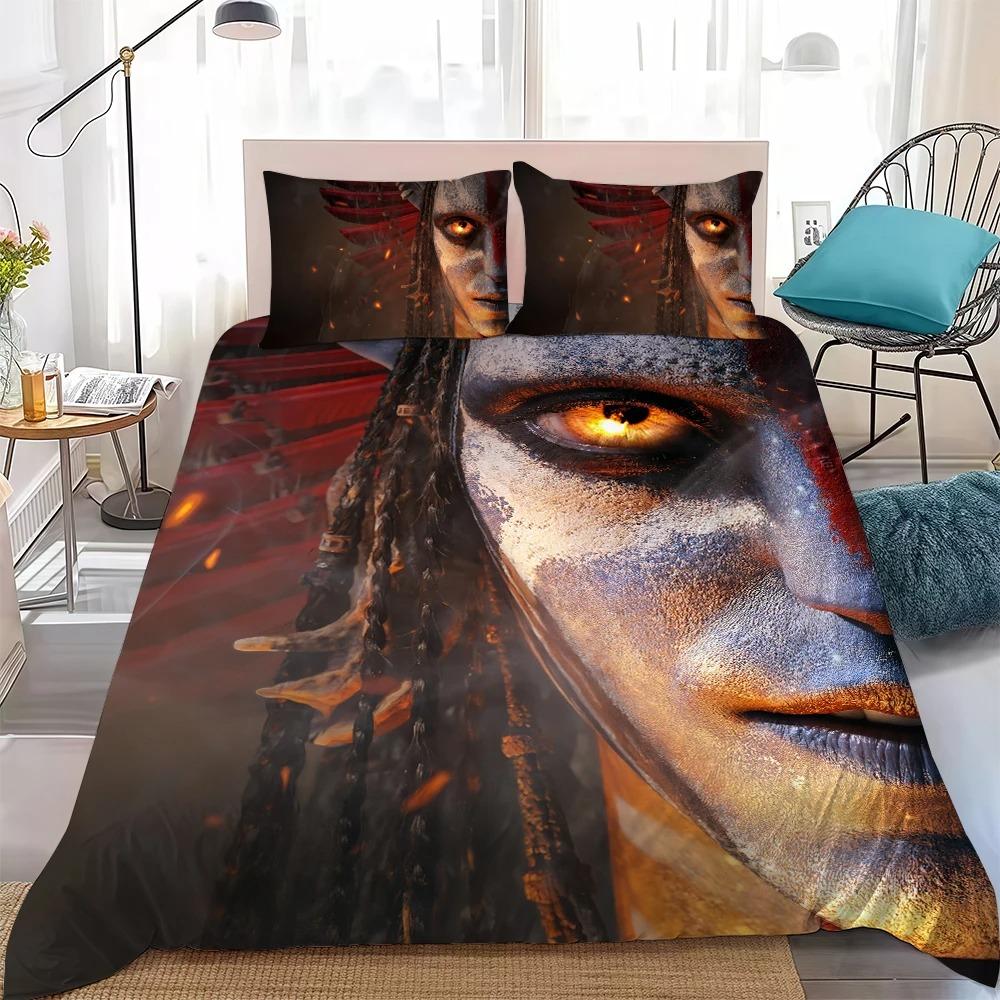 

Hot Film A-Avatar Fire and Ash Bedding Set Soft Comforter Cover With 1/2pcs Pillow Shams For Kids Adults Duvet Cover Microfiber 135x200cm