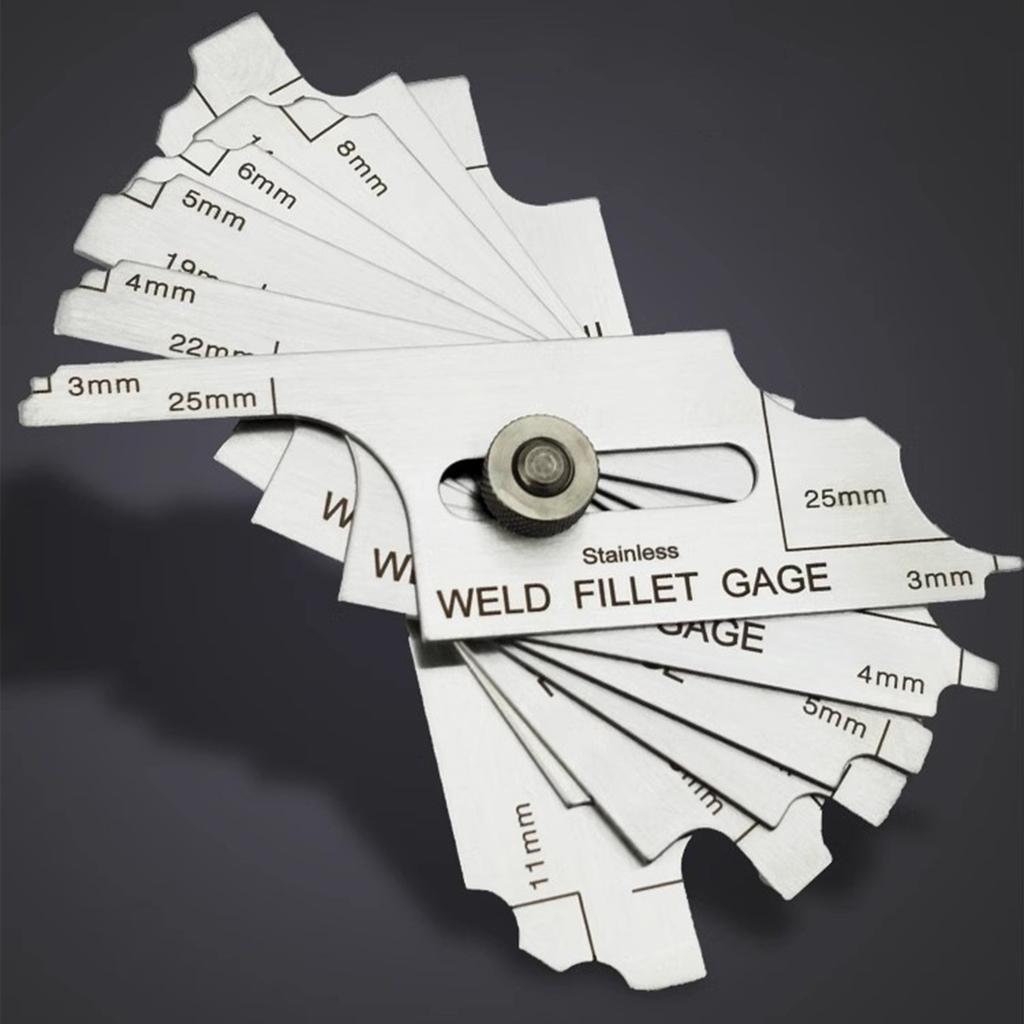 Comprehensive Fillet Weld Set Gage Suitable for Accurate Welding Inspection Manufacturing Measurement In Metric and Inch