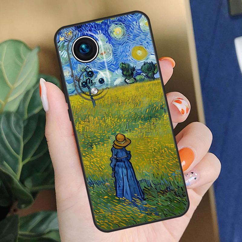 Van Gogh Oil Art Painting Case For Honor X9c X9b X8b X9a X8a X8 X9 50 70 90 Lite Honor 200 Pro Magic 7 5 6 Lite Cover