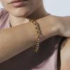 Bracelet - LUXENTER - Haloy - Acier hypoallergénique plaqué or jaune 18K - 19 cm - 9 mm