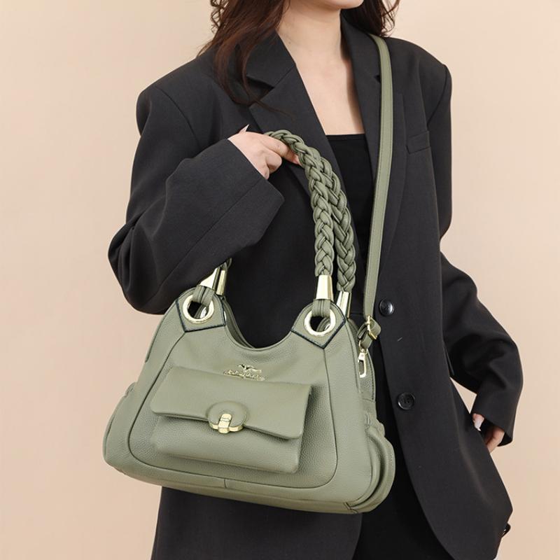 New Style Stitching Handbag Large Capacity Bag Messenger Bag Women's High-end Fashion All-match Tote Bag