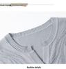 2025 Spring & Autumn Knitted Sweater for Middle-Aged Women: Loose, Round Neck Pullover for Ages 50s-60s