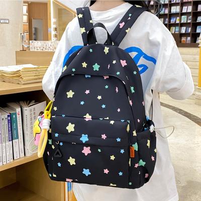 Japanese Schoolbag Star Girl College Student Simple Backpack Cute Large Capacity Versatile Junior High School Backpack