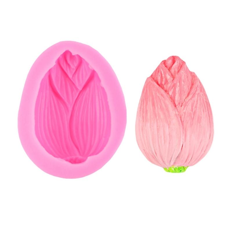 Silicone Lotuses Flower Mold With Detailed Texture Ideal For Home Decoration Wedding Cake Soap Making Mould