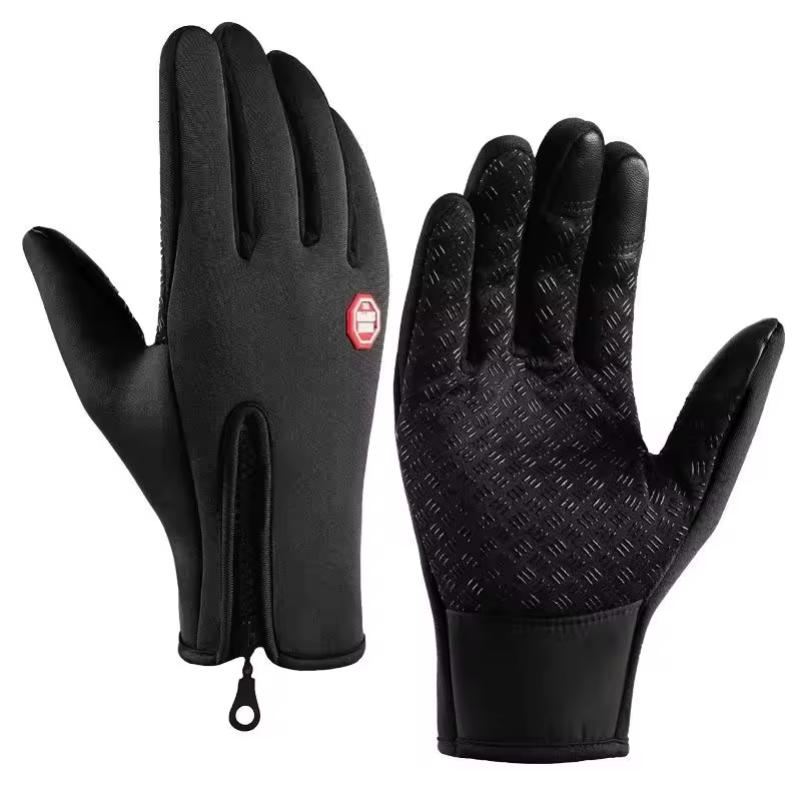 Autumn Winter Motorbike Gloves Women Windproof Anti-slip Touchscreen Fleece Keep Warm for Work Gloves Men Sports Bike
