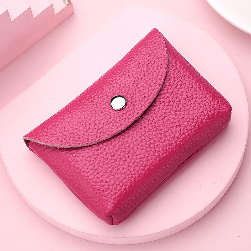 Leather Change Bag, Women's Coin Bag, Money Bag, Key Bag, First Layer Cowhide Small Wallet, Card Bag, Mini Soft Leather Small Bag.