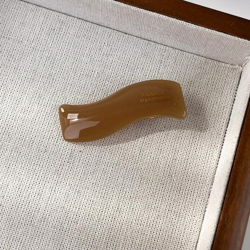 Retro Simple Wavy Acetate Shape Hair Clips Woman Girls Sweet Exquisite HairPins Colorful Barrettes Fashion Hair Accessories New