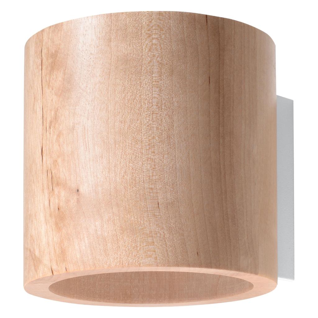 Wall Lamp Orbis 1 G9 Natural Wood Wood Sollux Sl.0490