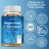 Magnesio L-Treonato 144mg - Supporto per la Salute Cerebrale e il Rilassamento, Memoria e Concentrazione