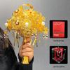 Golden Hand DIY Bouquet for Chinese Wedding Brides and Bridesmaids