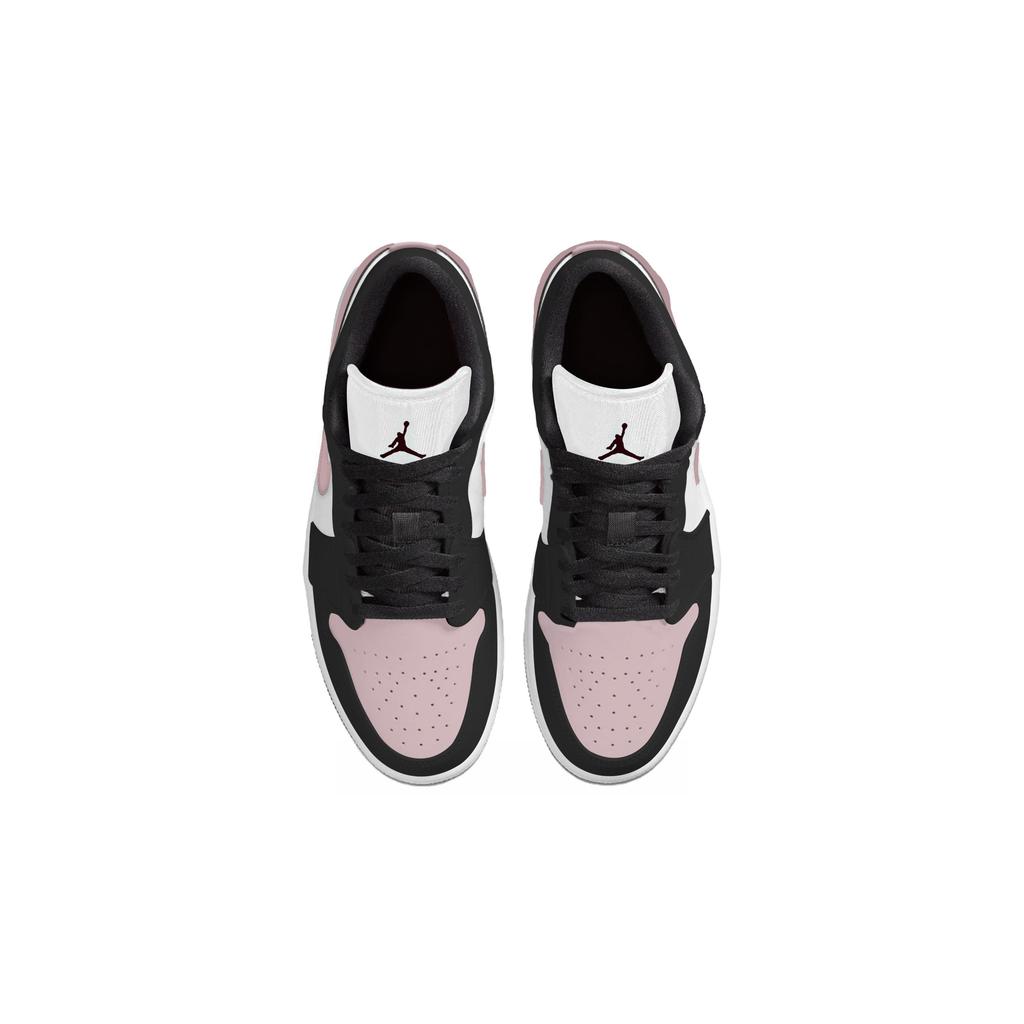 Jordan Air Jordan 1 Abrasion Resistant Low Top Skateboard Shoes Unisex Pink 553558-165(Team963-)