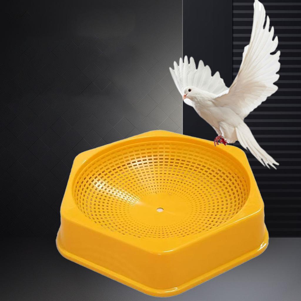 Hexagonal Pigeon Nest House With Spacious Design Durable Plastic Material For Outdoor Bird Shelter Easy Assembly Cleaning