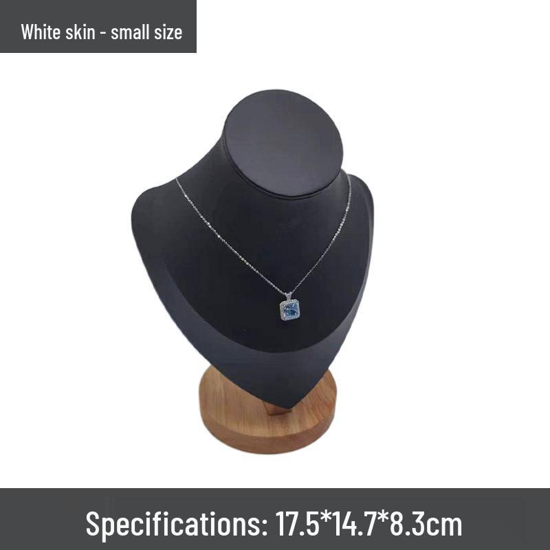 

High-End Pearl Necklace Display Stand and Jewelry Storage