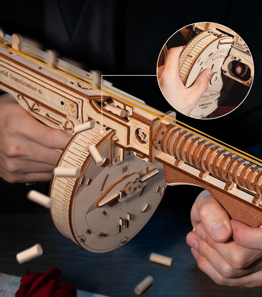 ROKR Puzzle 3D 3D do ruchomego samodzielnego montażu Urodziny Zabijanie czasu Edukacyjne Mózg Bez specjalnego Bez łączenia Ilustrowana instrukcja obsługi w zestawie